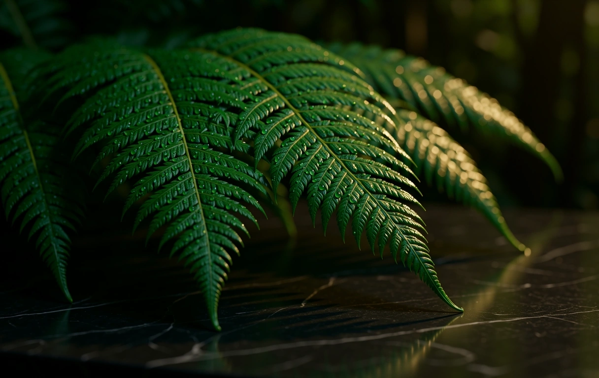 Macro view of Indonesian botanical heritage
